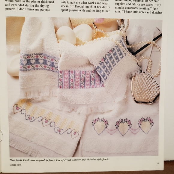 Cross Stitch Project Magazine 1993 Valentine Gifts - Picture 6 of 10